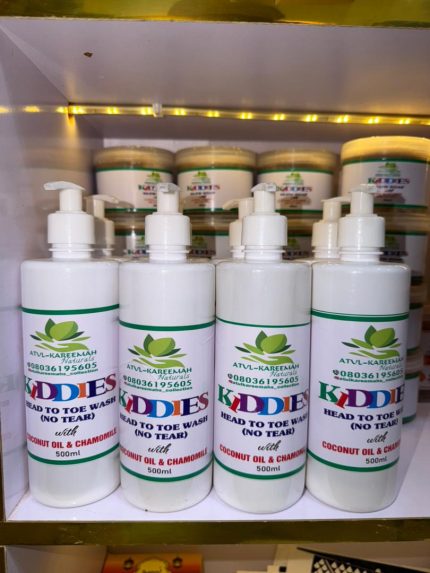 Kiddies Head to toe wash (No tear) Suitable 6month to 2yrs